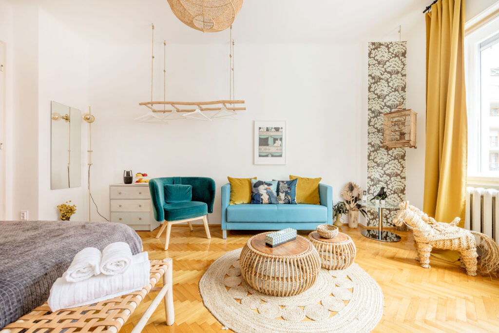 45 m² apartment Hugo in the centre of Budapest.